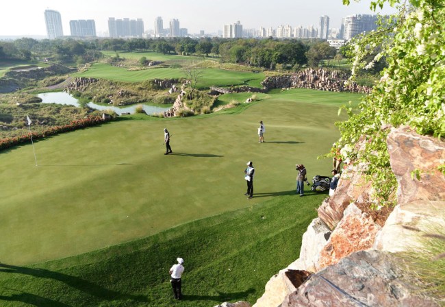 Indian Open DLF Golf Club Bunker