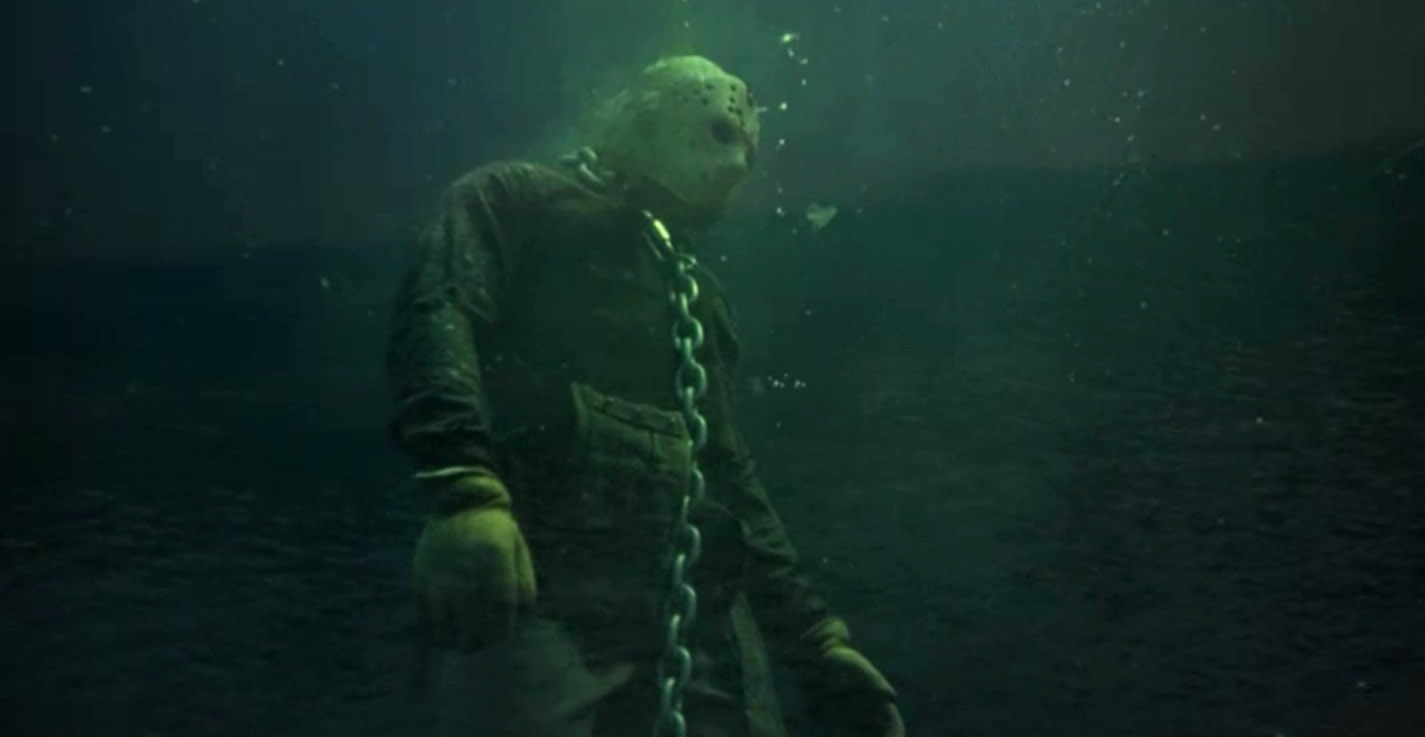 Someone Put A Jason Voorhees Statue On The Bottom Of A Lake To Scare
