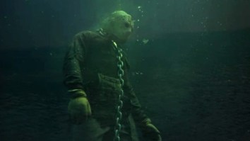 Someone Put A Jason Voorhees Statue On The Bottom Of A Lake To Scare Divers And It’s Terrifying