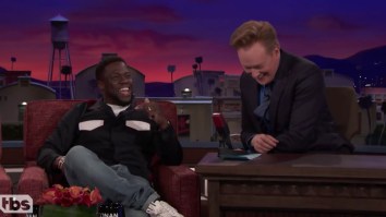 Kevin Hart Gave Conan A Hilarious Play-By-Play Of His Drunken Mission To Hold The Super Bowl Trophy
