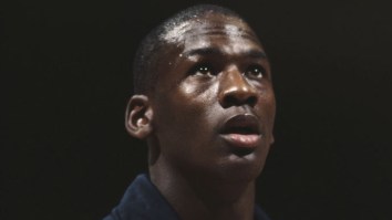 A Signed Pair Of Michael Jordan’s Game-Worn Tar Heel Blue Converse From 1982 Are Up For Auction