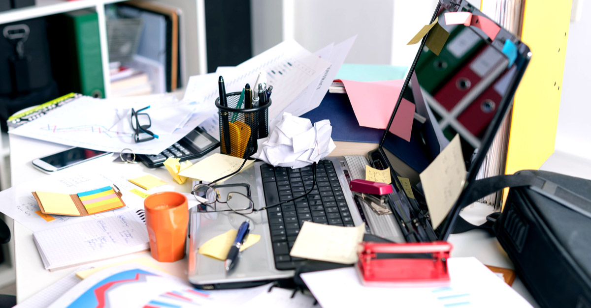 Alarming New Research Reveals The Average Office Desk Has 400 Times