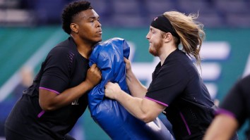 Oklahoma OT Orlando Brown’s Draft Stock Threatened By One Of The Slowest 40-Yard Dash Times In History