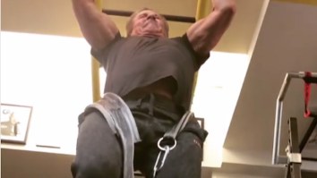 Be Inspired By 71-Year-Old Sylvester Stallone Banging Out 100LB Weighted Pull-Ups