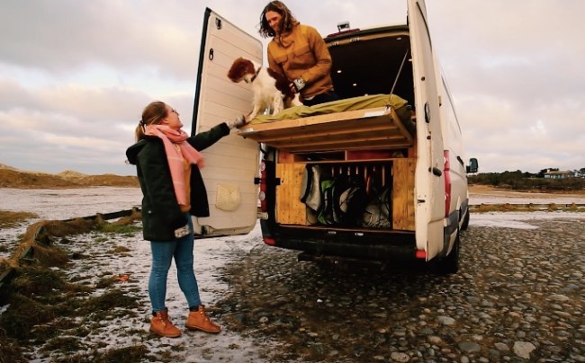 surfing camper van