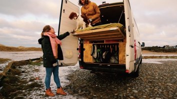 These Surfers Are Living Off-The-Grid With A Van That’s Been Converted Into A Dope Camper
