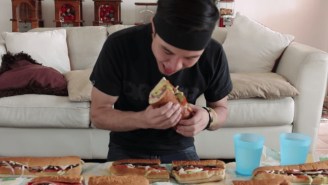 Watch This Dude Bash Five Subway Footlong Sandwiches In Under Five Minutes