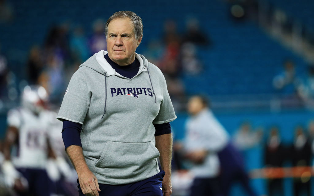 Bill Belichick's New Puppy Has Its Own Hoodie With The Sleeves Cut Off ...