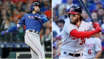 Joey Gallo Recalls Funny Story About How Bryce Harper Made Him Cry In Little League And Ended His Career As A Catcher