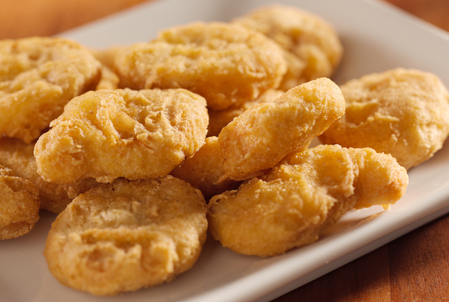 chicken mcnuggets on plate