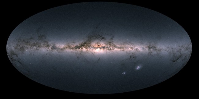 gaia milky way star map galaxy