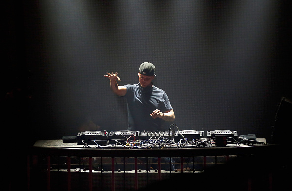 DJ Avicii performs onstage during Rolling Stone Live SF with Talent Resources on February 7, 2016 in San Francisco, California.  (Photo by Rich Polk/Getty Images for Rolling Stone)