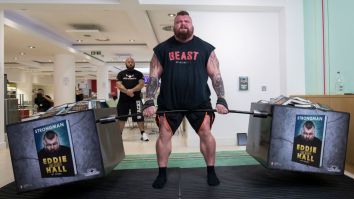 World’s Strongest Man Eddie Hall Breaks 100-Meter SkiErg World Record With Ridiculous Arm Workout