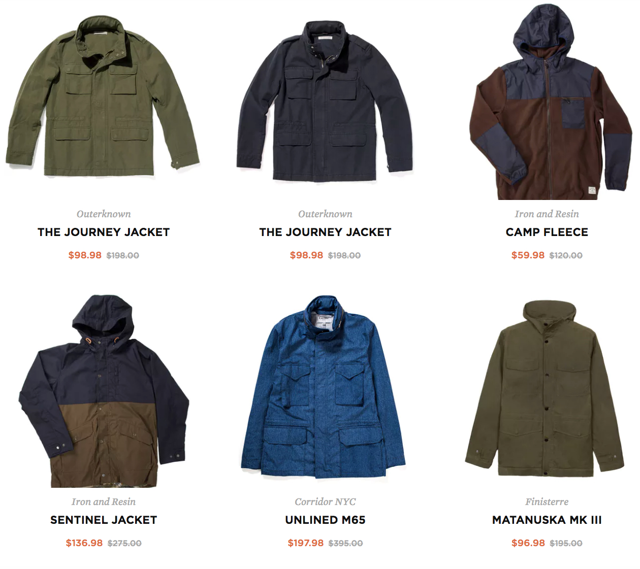 Shop Huckberry's Huge Outerwear Sale Today Because The Prices Go Up ...