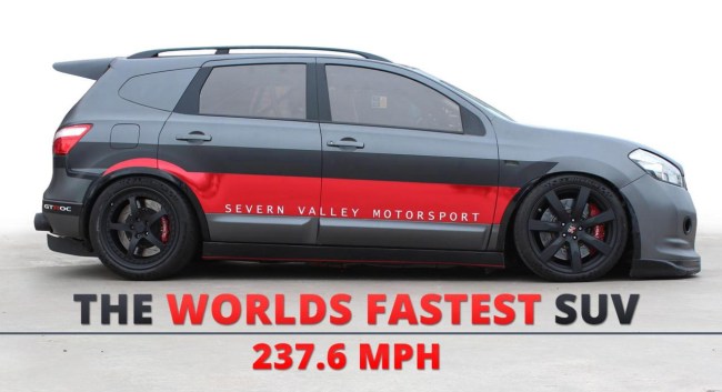Nissan Qashqai Set Record Worlds Fastest SUV