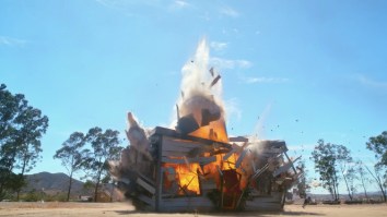 Clip Of A House Exploding In Slow-Mo HD Would Make Explosive Director Michael Bay Proud