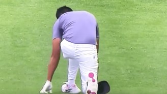 Tony Finau Hits Hole-In-One At Masters Par-3 Contest Then Brutally Rolls Ankle Celebrating