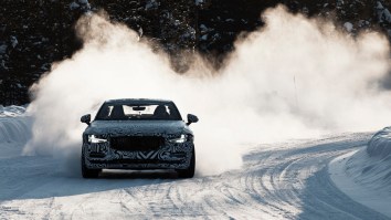 Volvo’s Performance Brand Polestar Unleashed Its New 600 HP Hybrid Beast In Winter Testing