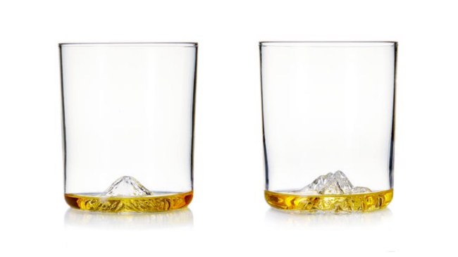 whiskey peaks rocks glasses