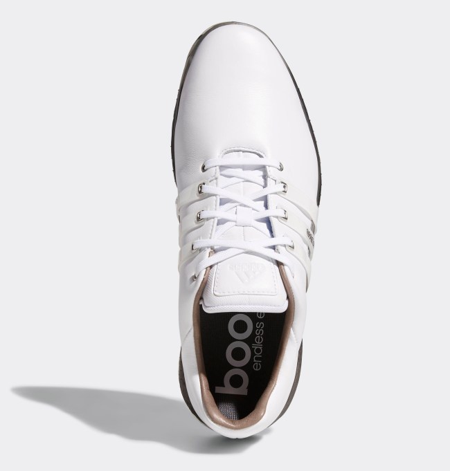 adidas TOUR360 silver BOOST golf shoes