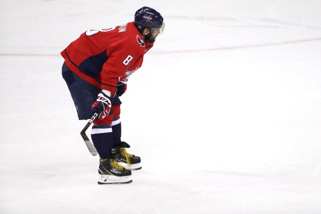 Alex Ovechkin's weird pregame routine includes having epic battle with his  hockey pants