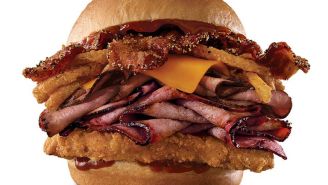 Arby’s Unleashes 3-Meat Beefy Behemoth Bursting With Bacon, Brisket And Bourbon BBQ Sauce