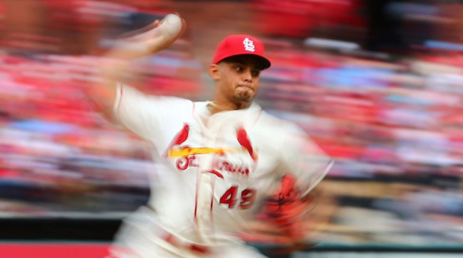 Cardinals Jordan Hicks Pitches 105 MPH