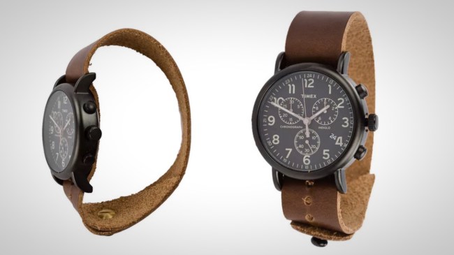 Timex Weekender Horween Leather Chronograph