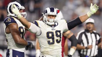 Rams’ Aaron Donald Looks Absolutely Jacked In Offseason Workout Pictures