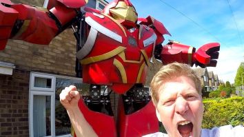Diehard ‘Avengers’ Fan Builds Real-Life Hulkbuster Mech-Suit