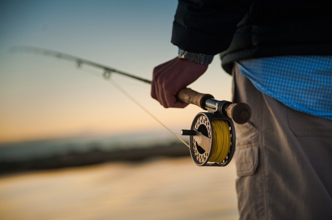 fly fishing rod and reel
