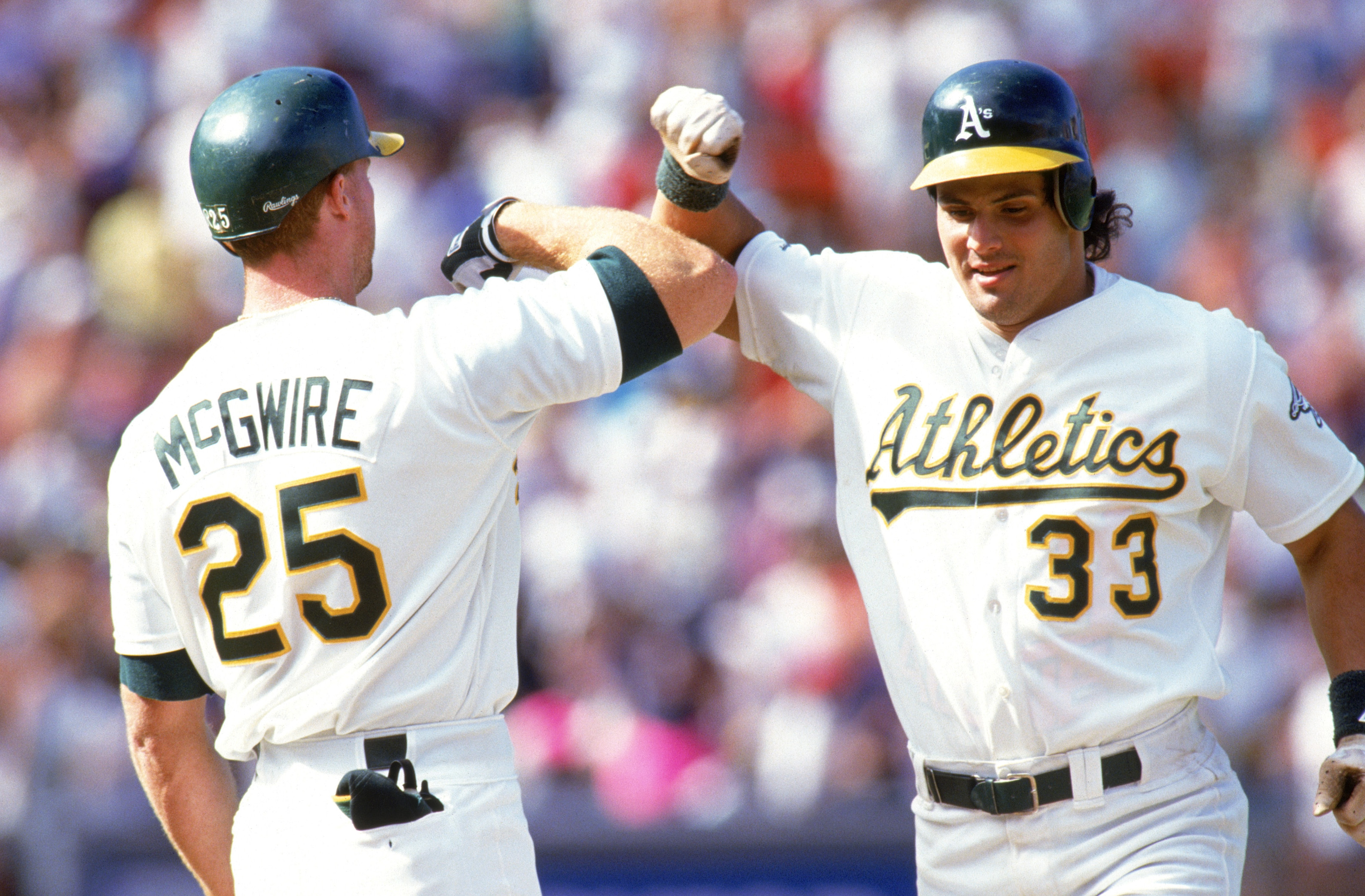 Mark McGwire and Jose Canseco Oakland A's Signed Framed 8x10 Photo –