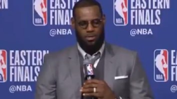 LeBron James Abruptly Walks Out Off Postgame Presser After Getting Fed Up With Reporter For Repeatedly Asking Questions About JR Smith