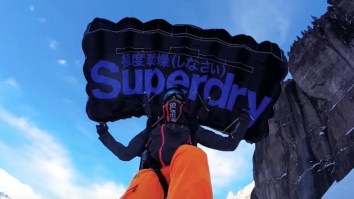 This Dude Travels The Globe And Jumps Off The World’s Tallest Mountains While Extreme Ski-BASE Jumping