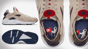 Dope Or Nope? Nike Unveils New Look For The Air Huarache Run With Moon-Landing Graphics