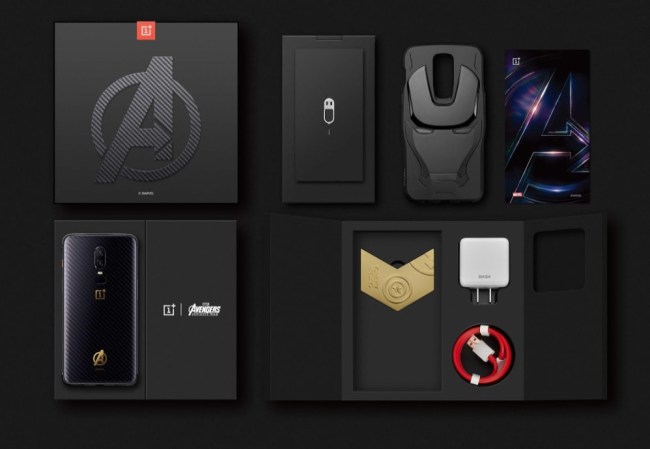 oneplus 6 avengers package