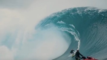 This Unbelievably MASSIVE Wave At Cloudbreak In Fiji Is Proof That Big Wave Surfers Are Truly Insane