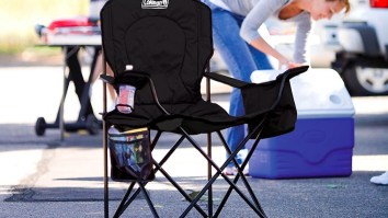 These Coleman Camping Chairs With A Built-In Cooler