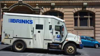 Armored Brinks Truck’s Doors Fly Open On Indiana Highway Sending $600,000 Up For Grabs