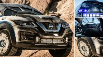 Nissan Just Unveiled A Millennium Falcon-Themed 2018 Nissan Rogue For ‘Solo: A Star Wars Story’