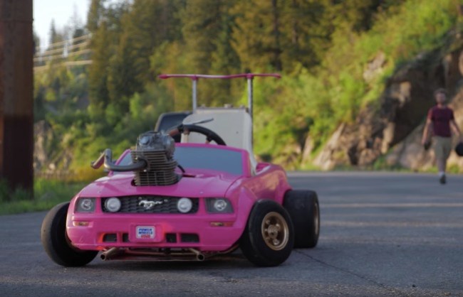 world's fastest Barbie Car go-kart