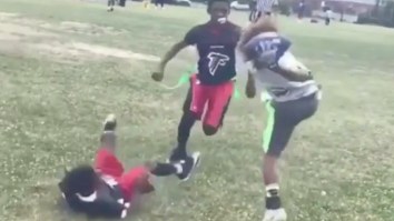 9-Year-Old Football Player Makes A One-Handed Catch That’d Make Odell Beckham Jr. Jealous