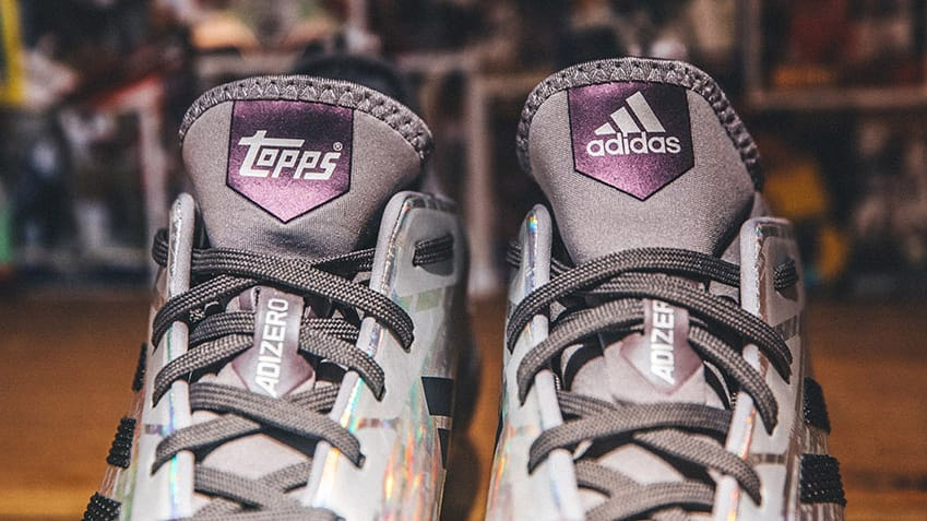 purple adidas baseball cleats