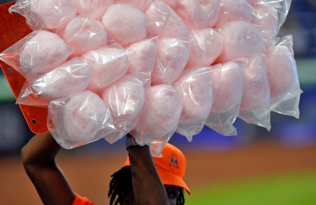 cotton candy baseball game