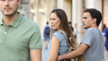 The Distracted Boyfriend Meme Girl Is SHOCKED By Computer Screens, Is Also Easily Distracted