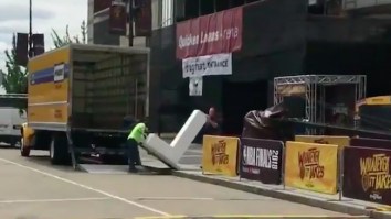 A Giant ‘L’ Was Literally Delivered To The Cavaliers’ Arena Before Last Night’s Game