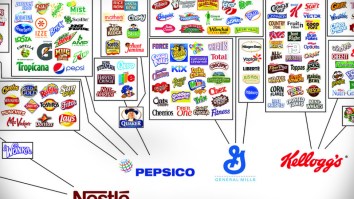 Mind-Blowing Graphic Shows How Just 10 Companies Own Almost All The World’s Food Brands