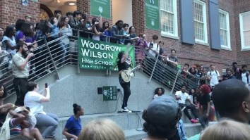 Jack White Surprises D.C. High School With A Concert On Campus During Lunch Break