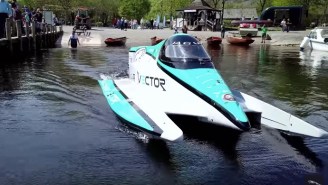 Jaguar Broke The Electric Water Speed Record With A 295HP Boat That Goes 88.61 MPH