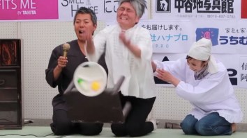 Japan’s Annual Angry Tea Table Flipping Contest Looks Like An Awesome Way To Get Rid Of Stress